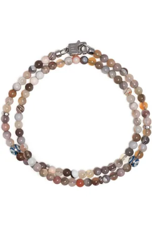 Tateossian Evil Eye agate bracelet