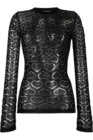 Marco Rambaldi Long-sleeve open-knit top