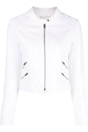 Isabel Marant Leys band-collar denim jacket