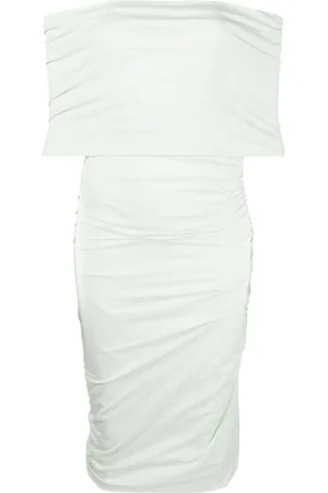 Serafini Gathered midi dress