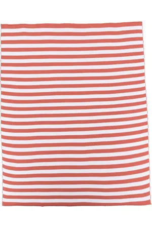 LITTLE BEAR Striped cotton blanket