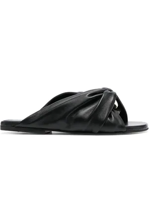 J.W.Anderson Gold-tone hardware leather sandals