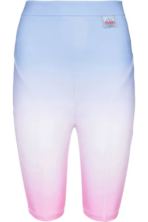 Balmain X Evian gradient-effect bermuda shorts