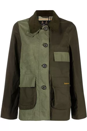 Barbour Women Jackets - Panelled button-up jacket