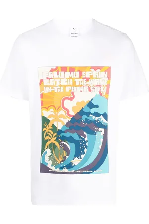 PUMA Slogan-print cotton T-shirt