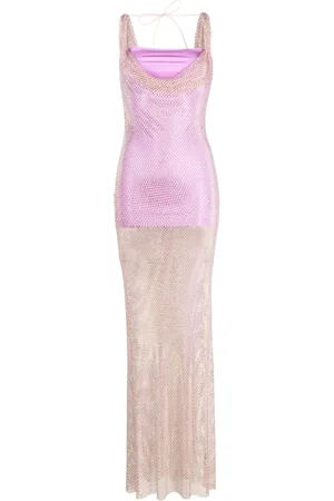 GIUSEPPE DI MORABITO Crystal-embellished maxi dress