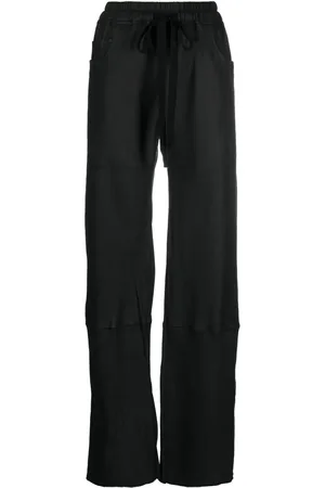 ISAAC SELLAM EXPERIENCE Drawstring leather trousers