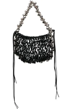 Niccolo Pasqualetti Bell-detail woven tote bag