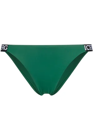 Iceberg Logo-tape bikini bottoms