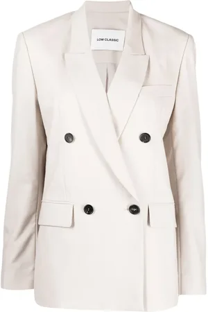 Low Classic Double-breasted wool blazer