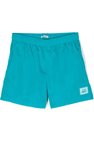 C.P. Company Logo-patch stretch swim shorts