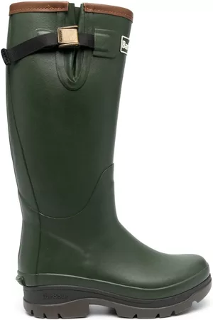 Barbour Women Knee High Boots - Logo-patch knee-length boots