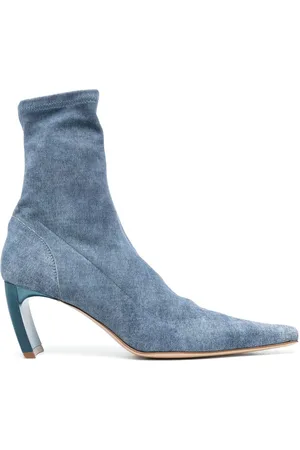KNWLS Serpent 80mm leather boots