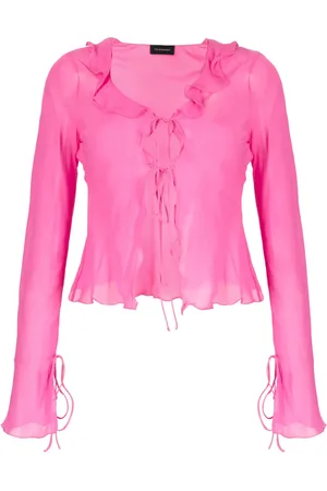 The Andamane Ruffle-detail blouse