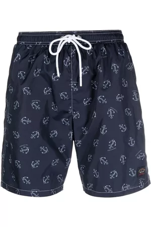 Paul & Shark Save The Sea graphic-print swim shorts