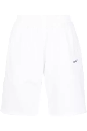 OFF-WHITE Men Shorts - Scribble Diag print track shorts