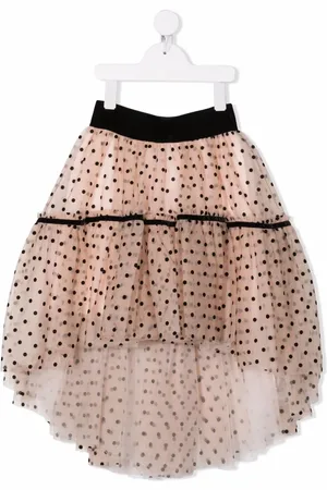 MONNALISA Polka-dot tulle skirt