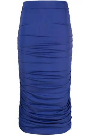 The Andamane Draped midi skirt
