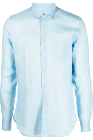 PENINSULA SWIMWEAR Button-down fastening linen shirt