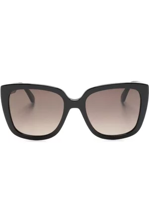 Moschino Women Sunglasses - Logo-lettering cat-eye frame sunglasses