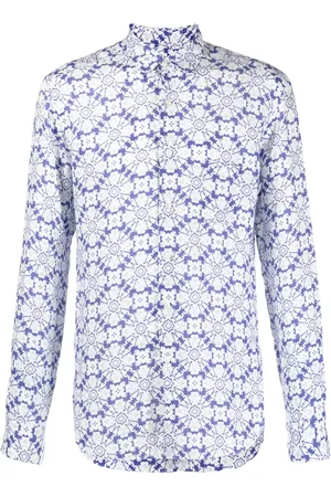 PENINSULA SWIMWEAR All-over graphic-print shirt