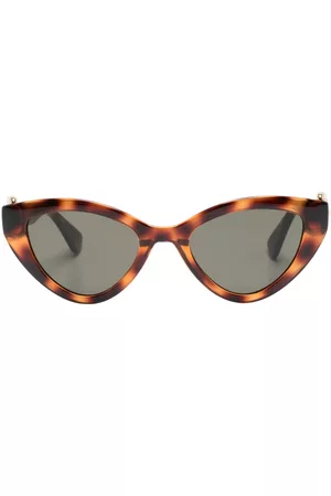 Moschino Women Sunglasses - Tortoiseshell-effect buckle-detail sunglasses