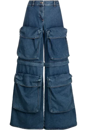 GIUSEPPE DI MORABITO Detachable-legs wide-leg jeans