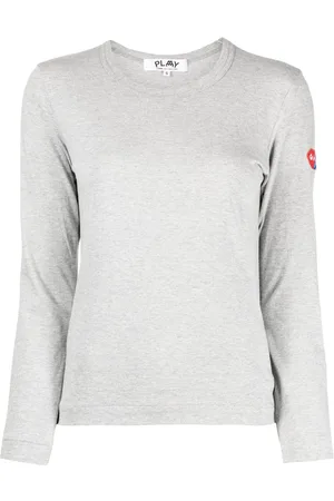 Comme des Garçons Logo-patch long-sleeve T-shirt