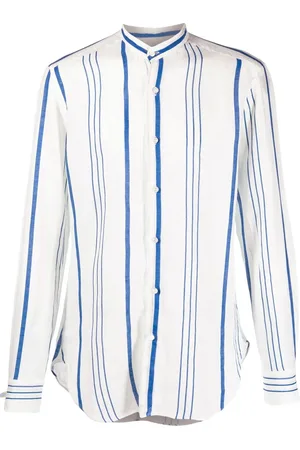 PENINSULA SWIMWEAR Stripe-print long-sleeved shirt