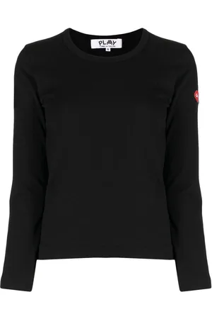 Comme des Garçons Logo-patch long-sleeve T-shirt