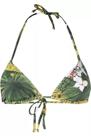 Iceberg Women Bikini Tops - Crystal-embellished logo bikini top