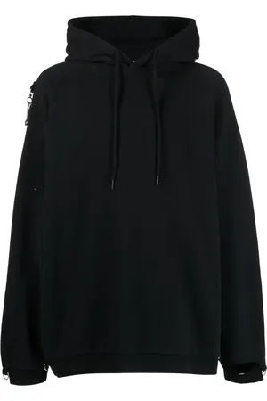 RAF SIMONS Artwork-print cotton hoodie