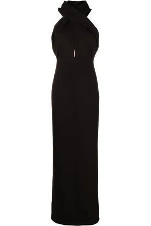 Saint Laurent Hooded maxi dress