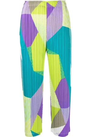 PLEATS PLEASE ISSEY MIYAKE Plissé cropped trousers