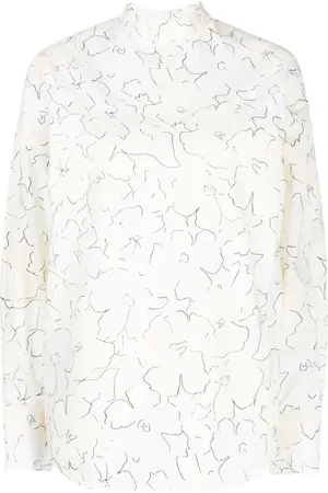 Plan C Floral-print cotton shirt