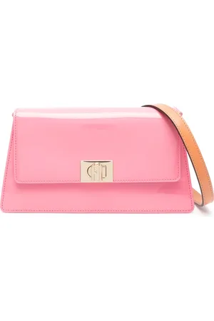 Furla Zoe patent crossbody bag