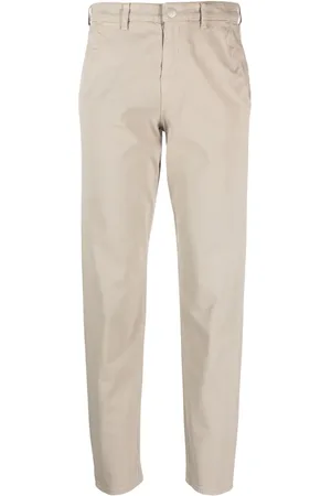 Emporio Armani Logo-print straight-leg trousers