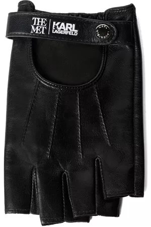 Karl Lagerfeld Women Gloves - Fingerless goatskin gloves