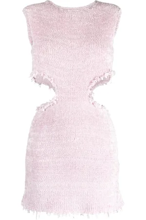 Jil Sander Cut-out knitted minidress
