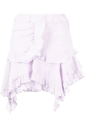 Isabel Marant Geneva high-waisted asymmetric skirt