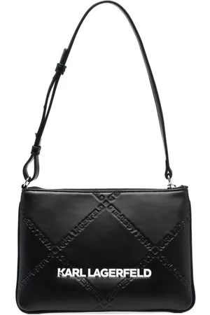 Karl Lagerfeld Women 17 Inch Laptop Bags - K/Skuare embossed pouch