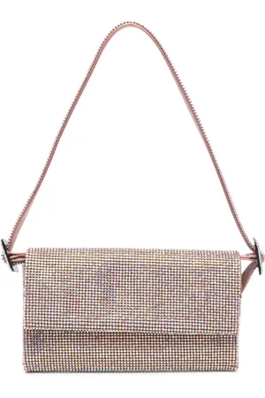 BENEDETTA BRUZZICHES Vittissima crystal-embellished shoulder bag