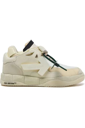 OFF-WHITE Men High Top Sneakers - Puzzle Couture leather sneakers