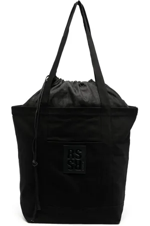 RAF SIMONS Logo-patch cotton tote bag