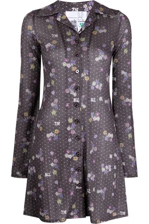 Natasha Zinko Floral-print mini dress