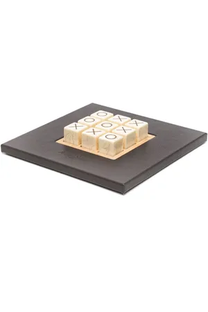 HECTOR SAXE Tic-tac-toe leather game
