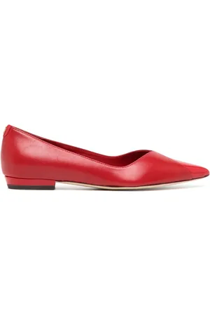 Tory Burch Triangle pointed-toe ballerina shoes