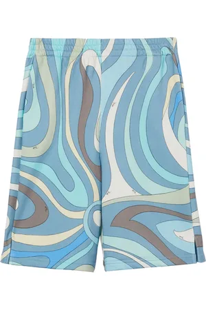 Puccini Graphic-print cotton shorts