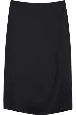 ANINE BING Jolin silk midi skirt