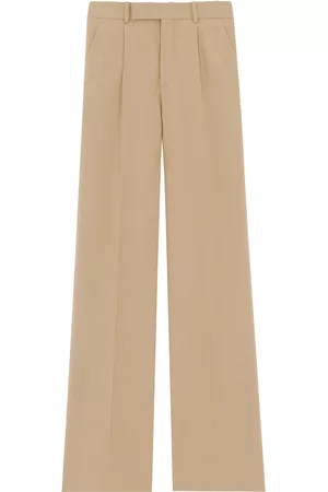 Saint Laurent Women Formal Pants - High-waisted tailored trousers